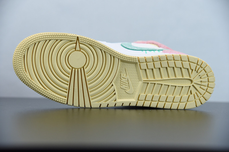 air jordan 1 mid paint drip dd1666-100