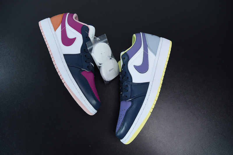 air jordan 1 low purple magenta dj4342-400