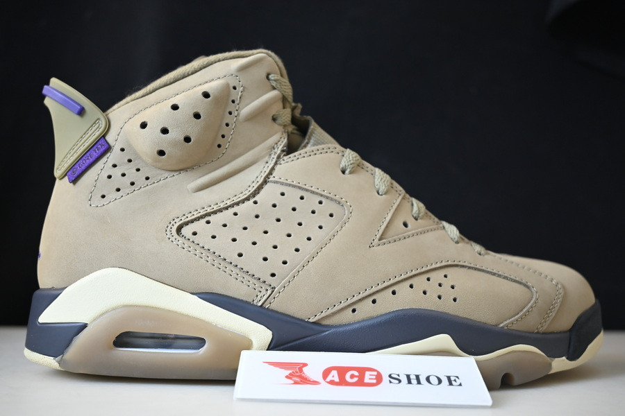 air jordan 6 gore-tex brown kelp fd1643-300