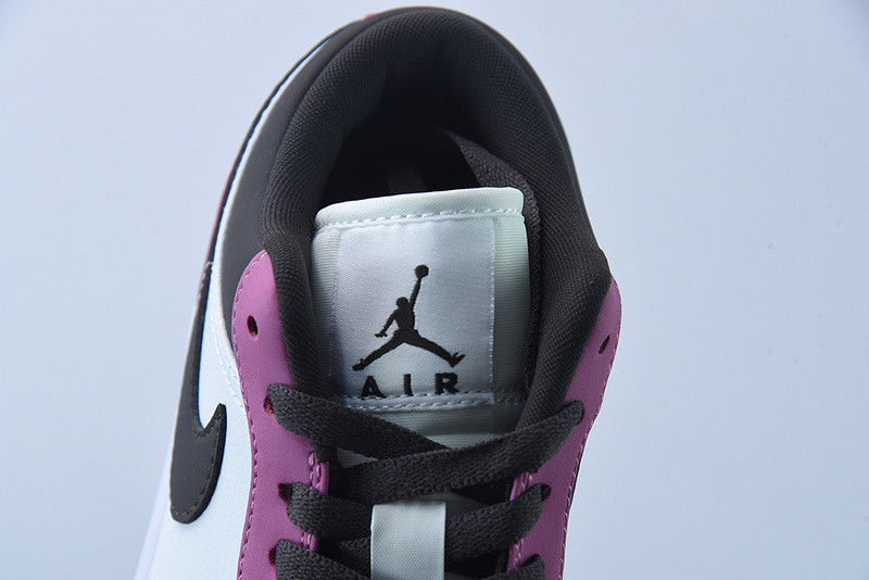 nike air jordan 1 low berry powder white black dc1767-160