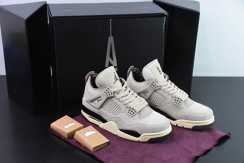 a ma maniere x air jordan 4 fossil stone fz4810-200