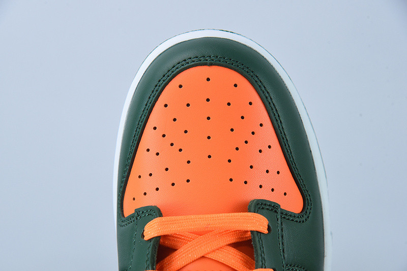 nike dunk low “miami hurricanes” dd1391-300